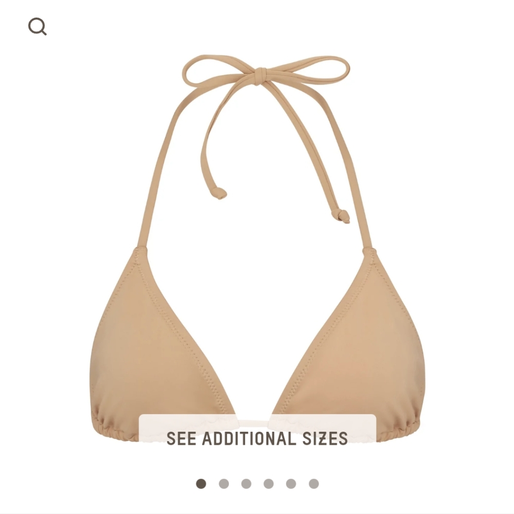 Skims Swim triangle top Ochre XXS ( sold out )